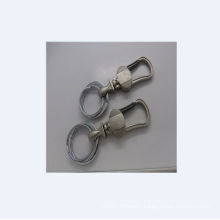 Silver Plated Key Ring, Metal Keychain (GZHY-KA-126)